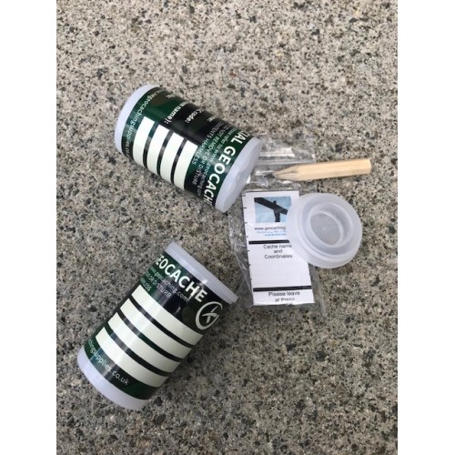  480 Logs 5 x Stickers Geocache Container Set   5 x Film Canister with 5 Logbook  