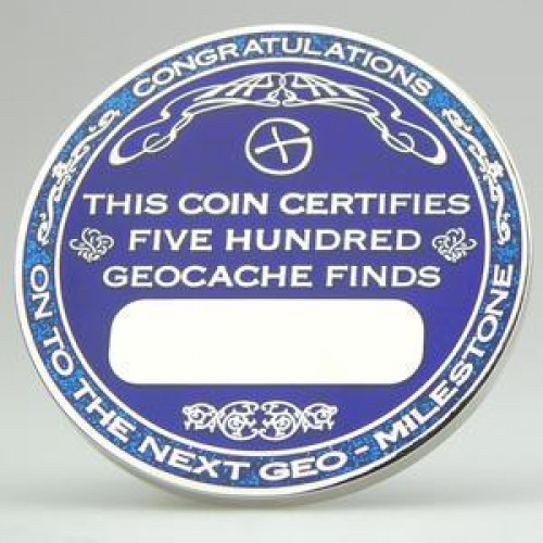 Geocaching Milestone Finds Geomedal Geocoin 100, 500, 1K, 5K, 10K 